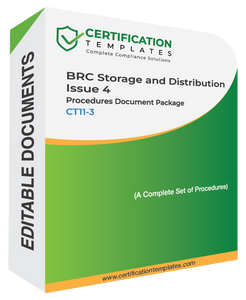 BRC Storage Issue 4 Procedures Package