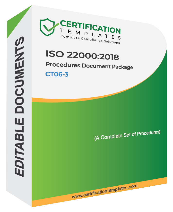 ISO 22000 Procedures Document