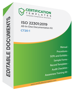 ISO 22301 Documentation kit