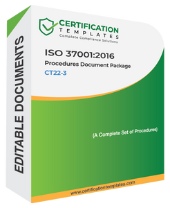 ISO 37001 Procedures Document