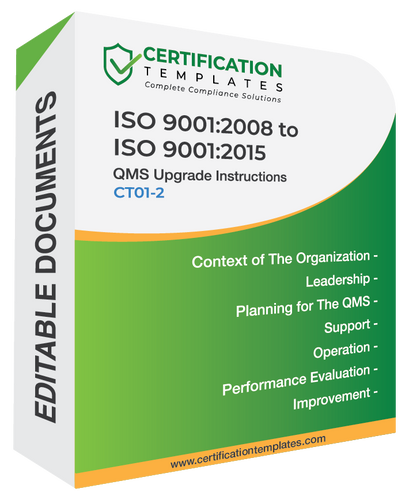 ISO 9001 Version 2015 Documentation