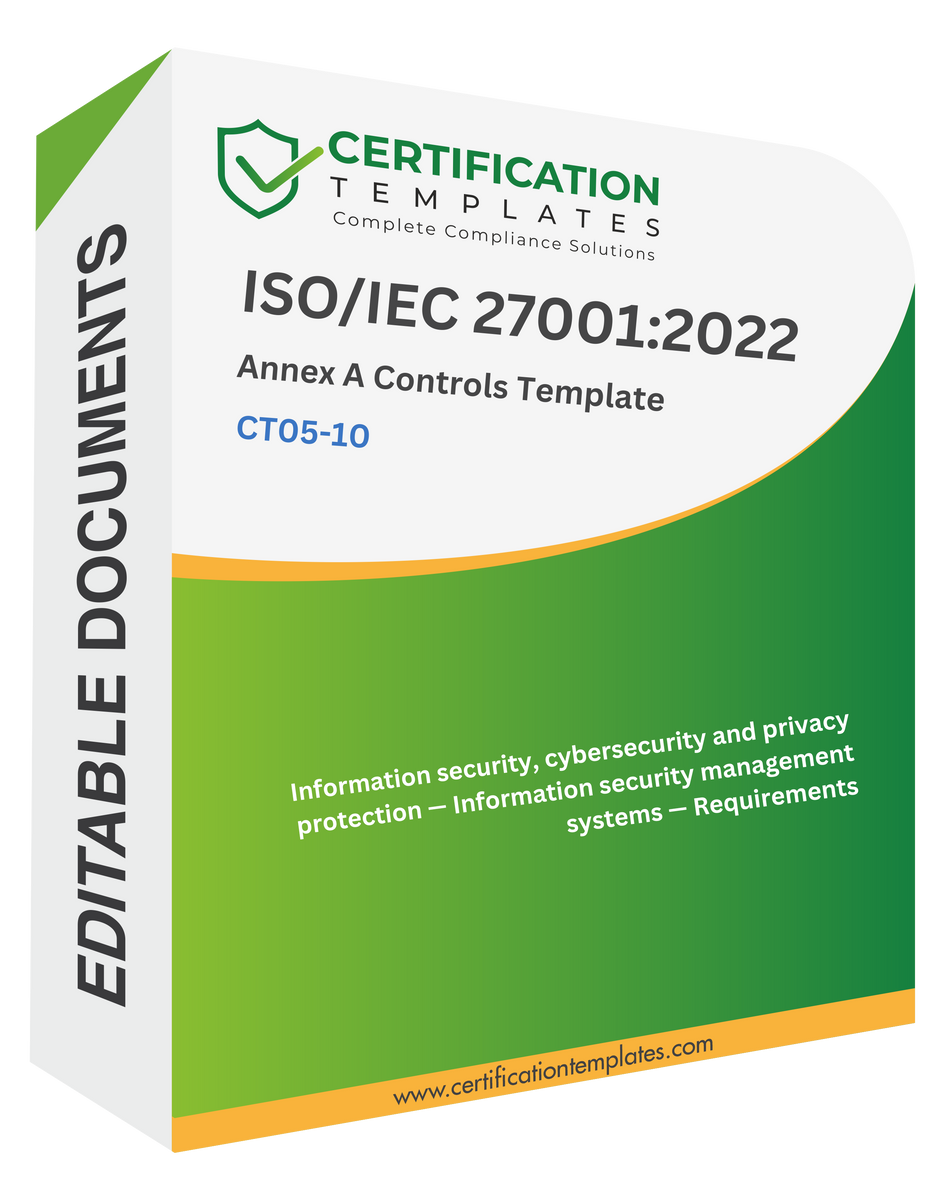 Buy ISO 27001 Annex A Controls Template | Statement of Applicability