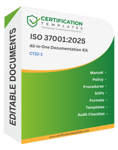 ISO 37001 Documentation Kit