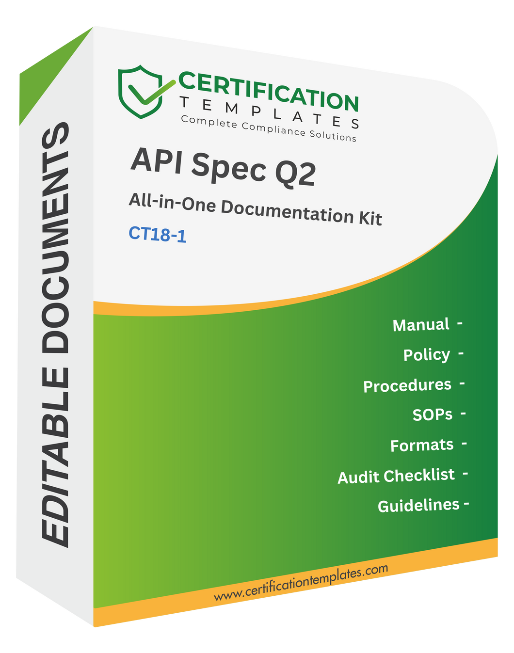 Buy API Spec Q2 Documentation Kit | QMS Toolkit | Digital Download