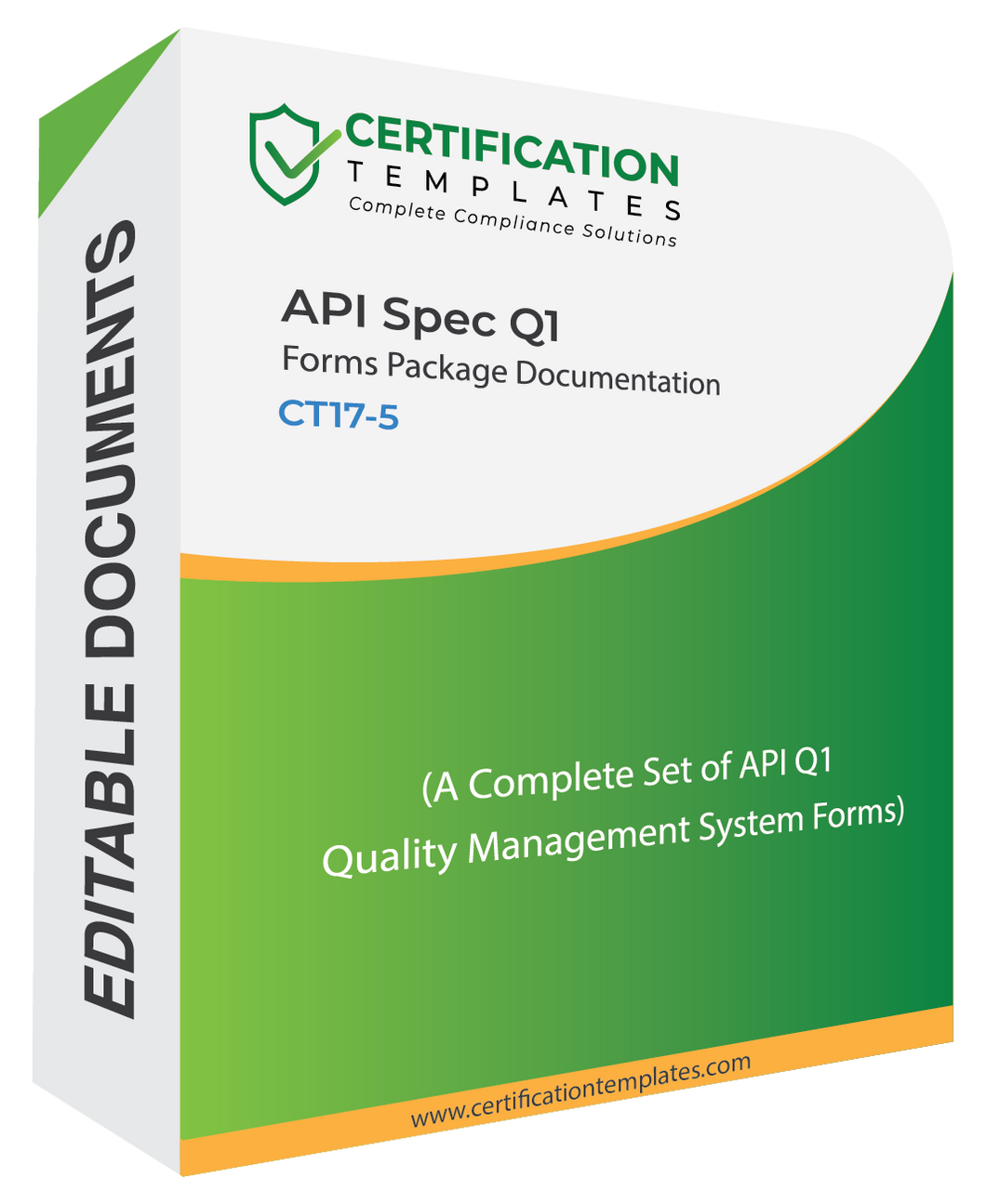Buy API Spec Q1 Forms Package | API Q1 Formats | API QMS Standard