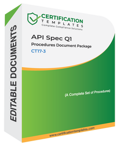 API Spec Q1 Procedures Document