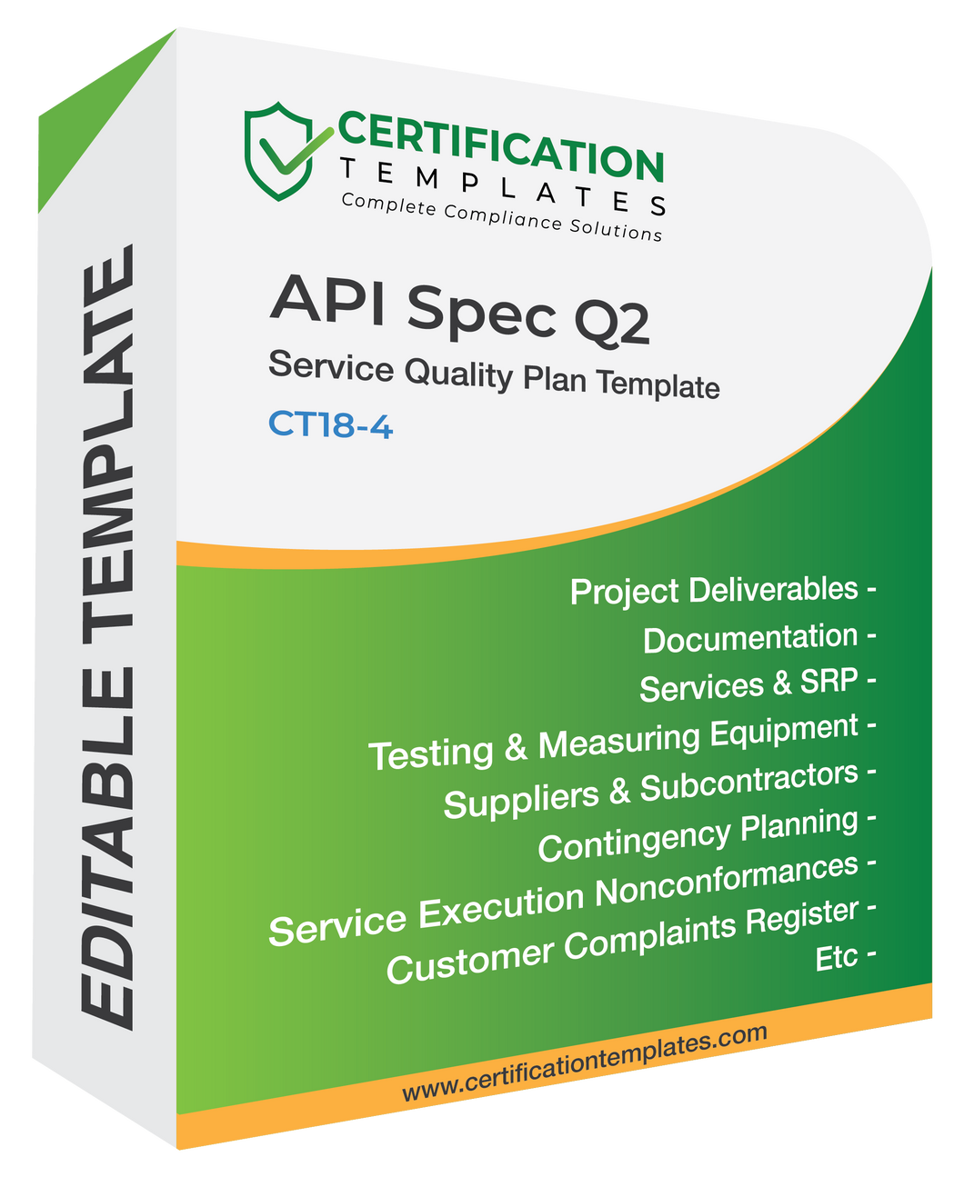 API Spec Q2 Service Quality Plan | SQP Template | Quality Management ...