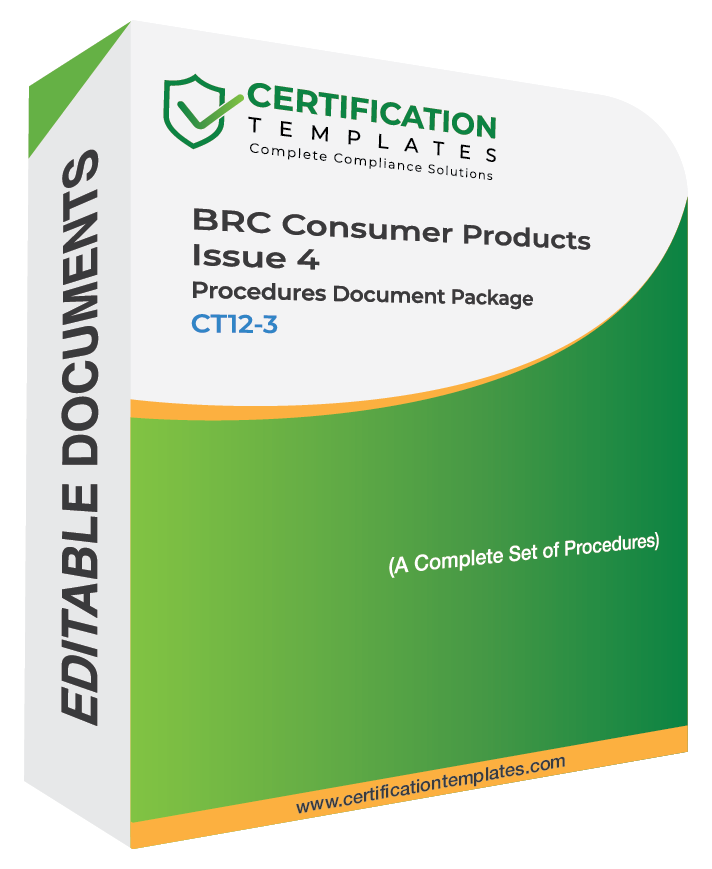 BRC Consumer Issue 4 Procedures Package