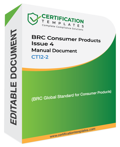 BRC Consumer Products Issue 4 Manual