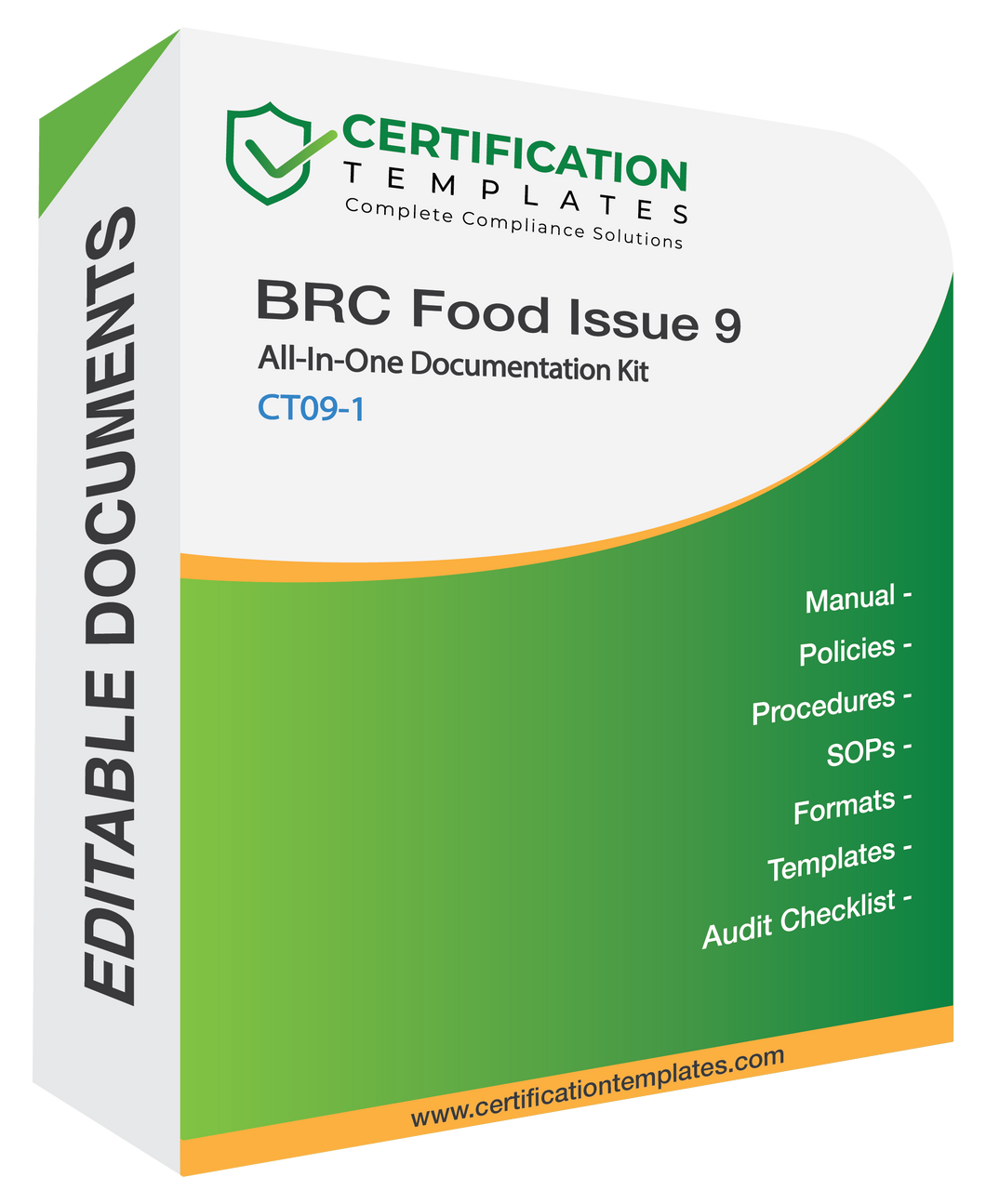BRC Food Issue 9 Documentation Kit