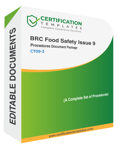 BRC Food Issue 9 Procedures