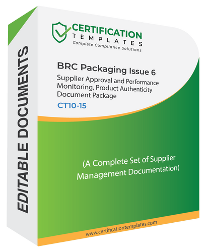 BRC Packaging Supplier Management