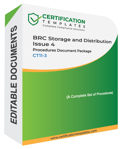 BRC Storage Issue 4 Procedures Package