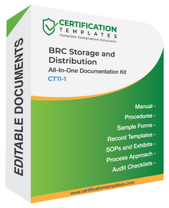 BRC Storage and Distribution Documentation Kit