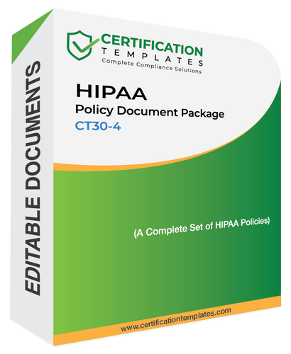 HIPAA Policy Document Package for Healthcare Providers