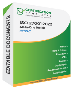 ISO 27001:2022 Toolkit
