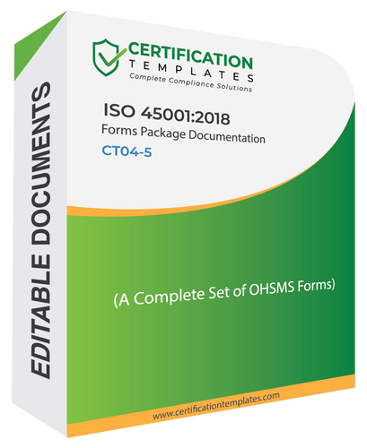 ISO 45001 Forms Package