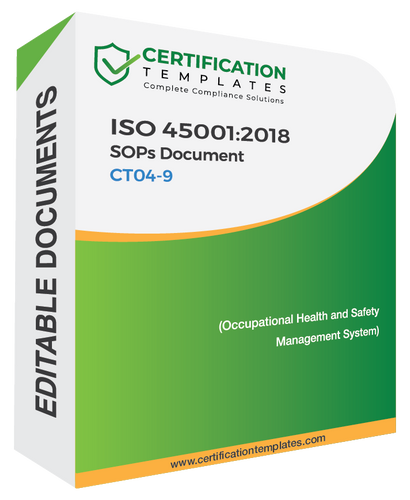 ISO 45001:2018 SOPs Document for OHS