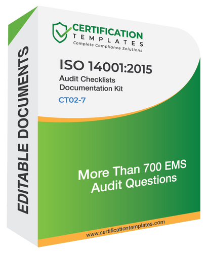 ISO 14001 Audit Checklist