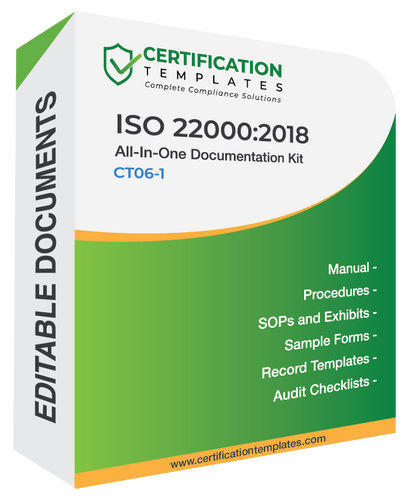 ISO 22000 Documentation Kit
