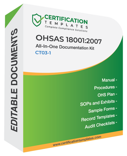 OHSAS 18001 Documentation Kit