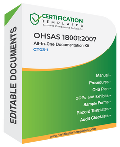 OHSAS 18001 Documentation Kit